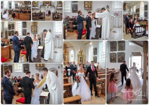Impressionen der kirchlichen Trauung in der katholischen Kirche St. Matthäus - der Hochzeiits Fotograf