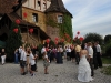 Melanie & Björn ließen Luftballon in den Schloss-Himmel steigen.