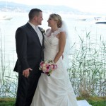 Der Hochzeitsfotograf in der Schweiz. Hochzeitsfotos am Zürichsee, auf der Halbinsel Au.