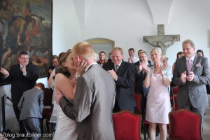 Hochzeitsfotograf Schloss Seehof in Memmelsdorf -Die standesamtliche Trauung im Schloss Seehof Memmelsdorf