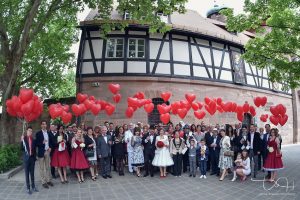 Museum Tucherschloss und Hirsvogelsaal, Luftballon steigen lassen hochzeit, Hochzeitsfotograf