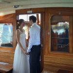 Romantische Augenblicke auf See, der Hochzeits Fotograf amTegernsee